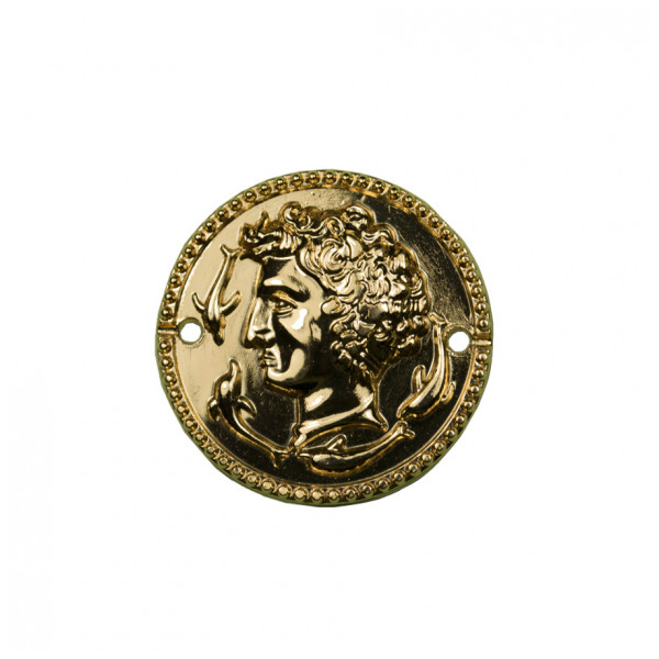 Украшение декоративное метал., цвет золото